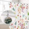 Sea Waves Vintage Style Bathroom Shower Curtain Hooks, 12 Pcs Stainless Steel Shower Curtain Hooks Rings for Bathroom Shower Rods Curtains view 4