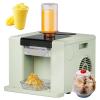 60kg/24h Ice Crusher Machine for Home, Electric Ice Shaver crushed Ice Maker Shaved Ice Machine with Automatic Cleaning Function for Party, Bars, Restaurants,Green view 1
