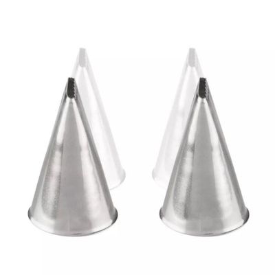 For 47 Basketweave Piping Cake Deco Tubes, Plain Tips for Bakeware 2 Pc