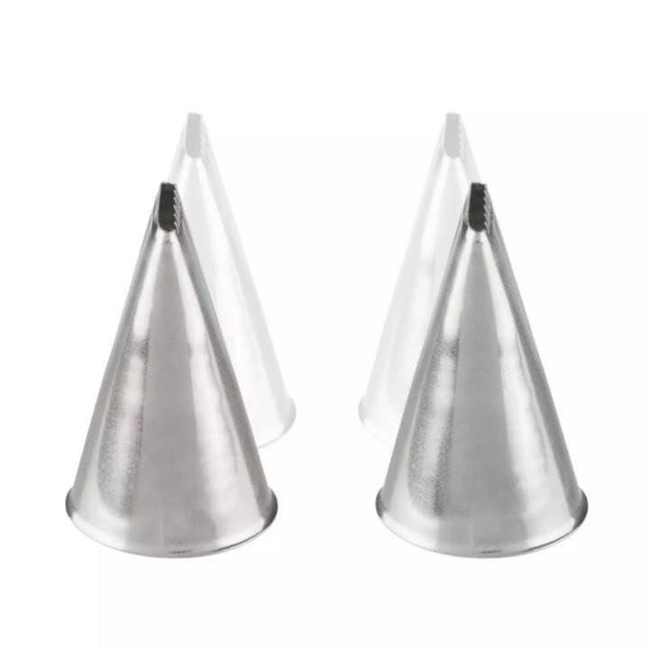 For 47 Basketweave Piping Cake Deco Tubes, Plain Tips for Bakeware 2 Pc