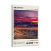 JYscillate Big Bend National Park Sunset Landscape Canvas Print Wall Art Natural Poster Texas Mountain Range Picture Urban Landmark Wall Decor for Living RoomBedroomOffice Gallery 12x18inch Framed view 1