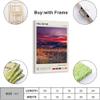 JYscillate Big Bend National Park Sunset Landscape Canvas Print Wall Art Natural Poster Texas Mountain Range Picture Urban Landmark Wall Decor for Living RoomBedroomOffice Gallery 12x18inch Framed view 2