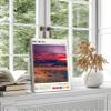 JYscillate Big Bend National Park Sunset Landscape Canvas Print Wall Art Natural Poster Texas Mountain Range Picture Urban Landmark Wall Decor for Living RoomBedroomOffice Gallery 12x18inch Framed view 4