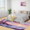 Oil Painting Style Rug 5x6 Area Rugs for Living Room Bedroom, Seaside Lighthouse Area Rug, Kids Carpet, Washable Stain Resistant Soft Rugs, Beach Home Decor view 4