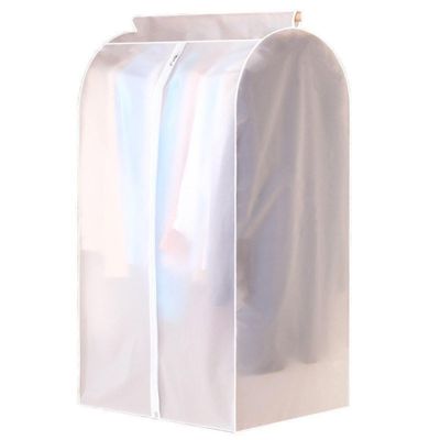 Thickened PEVA Translucent Clothes Dust Bag, Classification Storage Hanging Bag for Coat Suit Dress, Suitable for Wardrobe Clothes Rack Drying Rack (Translucent 50 * 60 * 110cm)