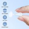 FOFALY Glasses Nose Pads, Anti Slip Eyeglass Nose Pad 3.2mm Heightened Airbag Cushions, Silicone Adhesive Glasses Nose Grips, Teardrop Replacement Nose Pads for Sunglasses (10 Black Pairs) view 2