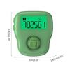 MVUYO Finger Counter Digital Tally Clicker with LED for Prayer Knitting Sports Gift Rechargeable(E) view 2