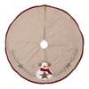 Ciieeo Xmas Tree Skirt Snowman Design Christmas Tree Mat for Festive Home Decor for Holiday Parties and Decorations view 1