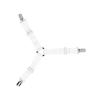 Acouto 4PCS Bed Sheet Holder Straps Fastener, Elastic Mattress Cover for Secure Bedding White view 2
