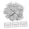 Angoily 100pcs Metal Wall Panel Clips Integrated Panel Hangers for Easy Installation Sturdy Fixing for Furniture and Wall Smooth Finish for Enhanced Aesthetics view 1