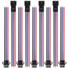 10Pairs JST SM 3Pins Plug Male to Female Wire Connector Adapter 20cm 22AWG view 1