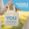 Fun Express 6" X 6" Mini You Make The Difference Appreciation Nonwoven Totes - 12 Pieces view 2