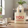 Fun Express 6" X 6" Mini You Make The Difference Appreciation Nonwoven Totes - 12 Pieces view 3
