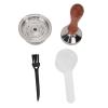 Coffee Capsule Pod Kit,Reusable Refillable Stainless Steel Coffee Capsule Case Coffee Filter Pod Coffee Extraction Cup with Coffee Spoon Brush for Coffee Makers view 1