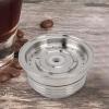 Coffee Capsule Pod Kit,Reusable Refillable Stainless Steel Coffee Capsule Case Coffee Filter Pod Coffee Extraction Cup with Coffee Spoon Brush for Coffee Makers view 4
