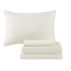 12 Pcs Comforter Set with Cotton Bed Sheets Blue Queen view 4