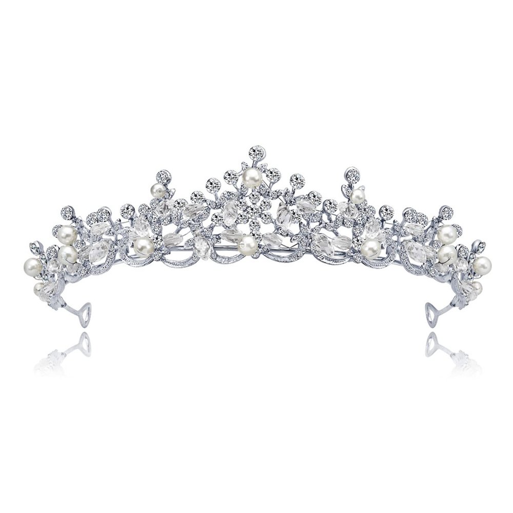 Crystal Rhinestone Crown Bride Tiaras And Crowns Headdress Small Diadem Wedding Hair Fashion Nice Headwear