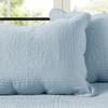 6 Pcs Reversible Scalloped Edge Daybed Cover Set Blue Daybed view 4