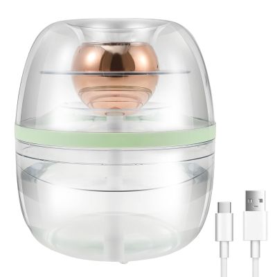 XYDHQS Small Humidifiers for Bedroom, 3L Cool Mist Air Humidifier with Double Spray Nozzles and Nightlight, USB Powered, Portable Mute Humidifier for Desktop Office Bedroom