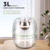 XYDHQS Small Humidifiers for Bedroom, 3L Cool Mist Air Humidifier with Double Spray Nozzles and Nightlight, USB Powered, Portable Mute Humidifier for Desktop Office Bedroom view 4