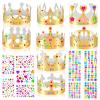 MGZTTHW 32 pcs Paper Crowns, Gold Prince Princess Hats view 1