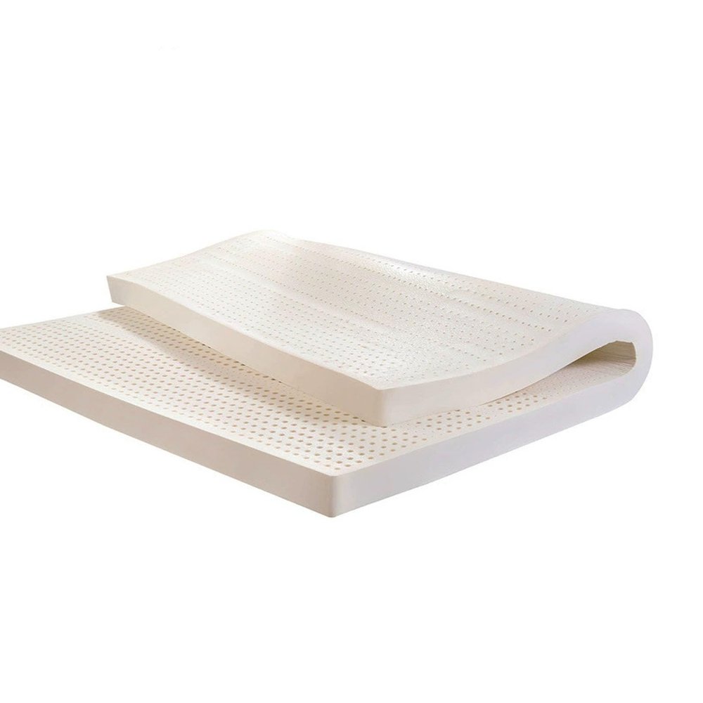 WJIANY 100% Natural Latex Mattress Topper 1/2/3/4 Inch Natural Latex Mattress Durable and Not Easy to Collapse with Cotton Cover Latex Mattress,7.5cm,100cm*190cm