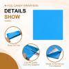 PATIKIL Foil Candy Wrappers 5x5 Inch, 200 Pcs Square Glossy Aluminium Foil Candy Wrapping Paper for DIY Chocolate Candies Packaging Decoration, Blue view 3