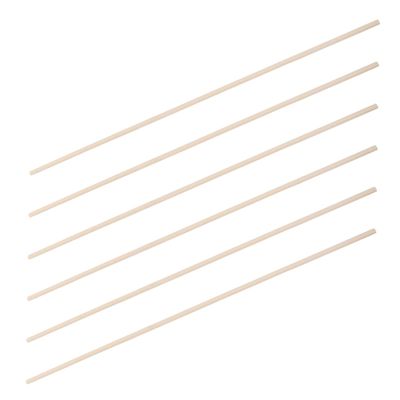 FUNOMOCYA 6pcs Bamboo Support Rods for Director Chair Easy to Install Replacement Parts for Highchairs and Crafts Lightweight and Portable Canvas Frame Sticks