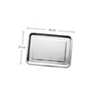 Stainless Steel Rectangular Drain Tray with Holes, Thickened Serving Plate view 2