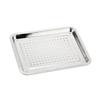 Stainless Steel Rectangular Drain Tray with Holes, Thickened Serving Plate view 4