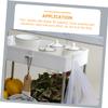 Rolling Utility Storage Rack Xmas 4-Tier Stainless Steel Cart view 4
