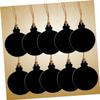 TEHAUX 10pcs Mini Double-Sided Chalkboard with Rope for Weddings Parties Home Decor Versatile Message Board for Labels and Memos view 3