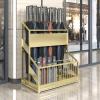 Large Capacity Commercial Metal Umbrella HolderSchool Office Hotel Corridor Entrance Umbrella OrganizerLarge-capacity Standing Umbrella Standumbrella Stand Indoor EntrywayMetal Umbrella Holder(Gold view 1