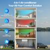 Mountman 12000 BTU Mini Split AC/Heating System,19 SEER2 110/120V Energy Efficient Ductless Inverter System,Cools Up to 600 Sq.Ft with Pre-Charged Condenser,Heat Pump & Installation Kits view 3