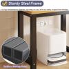 Dailify Bedside End Side Table Stand for Storage Vacuum Sweeping Robot, Home Coffee/Snack Rack Save Space, Sturdy Floor Sofa Side Storage Shelf(80x40cm (31 1/2 x 15 3/4")) view 3