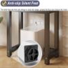 Dailify Bedside End Side Table Stand for Storage Vacuum Sweeping Robot, Home Coffee/Snack Rack Save Space, Sturdy Floor Sofa Side Storage Shelf(80x40cm (31 1/2 x 15 3/4")) view 4