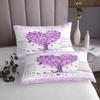 Women's Day Kids Bedspread King Size,Butterfly Love Heart Romantic Coverlet Set,Girls Women Room Decor,Inspirational Words Mother's Day Quilted Coverlet,Purple Bedding Quilt,2 Pillowcases view 4