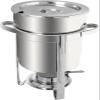 Stainless Steel Soup Pot Food Warmer, 11L Chafing Dish Buffet Set with Lid, Water Pan & Fuel Holder for Catering, Events, Parties(11L) view 1