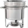 Stainless Steel Soup Pot Food Warmer, 11L Chafing Dish Buffet Set with Lid, Water Pan & Fuel Holder for Catering, Events, Parties(11L) view 2