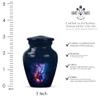 YATHABHISA Guitar Urn for Human Ashes, Personalized Memorial Cremation Urns for Adults, Decorative Keepsake for Men & Women, Navy Blue, 3 Inch view 2