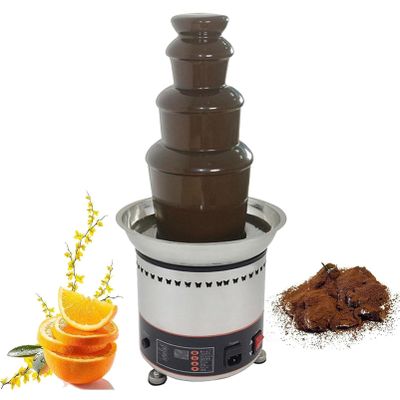 4/5/6/7 Tiers Commercial Chocolate Fountain Machine, Electric Chocolate Fountain Machine, with Digital Panel, Constant Temperature Adjustment, for Kids Birthday Party Buffet Bar Station