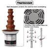 4/5/6/7 Tiers Commercial Chocolate Fountain Machine, Electric Chocolate Fountain Machine, with Digital Panel, Constant Temperature Adjustment, for Kids Birthday Party Buffet Bar Station view 4