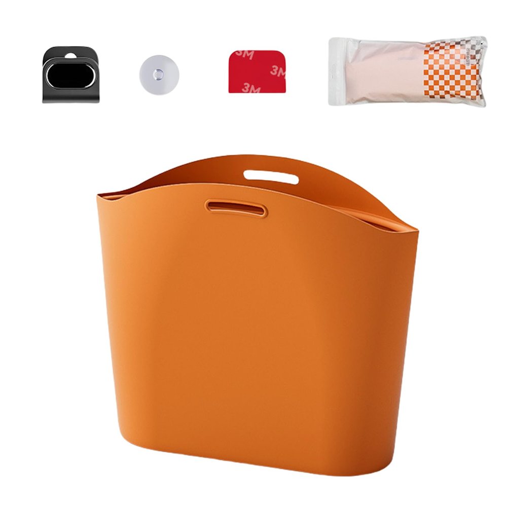 Zkhxhtg Foldable Silicone Car Garbage Holder A Portable Hanging Waste Bin for Vehicle Storage Ideal for Trash & Accessories Space Saving and Efficient