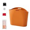 Zkhxhtg Foldable Silicone Car Garbage Holder A Portable Hanging Waste Bin for Vehicle Storage Ideal for Trash & Accessories Space Saving and Efficient view 3