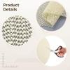 2 Pcs Lazy Susan Shelf Liners, Non-Slip PVC 26 in Kitchen Liner for Cabinets, Drawers, Sink, and Refrigerator Storage view 2