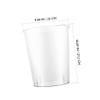 Alipis Lidless Trash Can Concise Pet Wastebasket for Home Office Bedroom Bathroom and Kitchen Stylish Garbage Recycling Container for Easy Use and Organization view 2