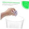 Alipis Lidless Trash Can Concise Pet Wastebasket for Home Office Bedroom Bathroom and Kitchen Stylish Garbage Recycling Container for Easy Use and Organization view 4