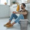 ARTIBETTER Large Trash Can Sturdy Material Bathroom Holder Suction Base for Office Kitchen view 3
