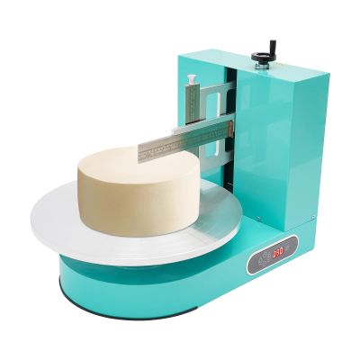 Cake Decorating Coating Machine, Cake Butter Cream Spreading Machine with Electric, Cream Spreading Automatic Frosting Turntable with Graduated Scraper 0-320RPM Rotating Speed for 4-16in Cake (Green)
