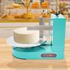 Cake Decorating Coating Machine, Cake Butter Cream Spreading Machine with Electric, Cream Spreading Automatic Frosting Turntable with Graduated Scraper 0-320RPM Rotating Speed for 4-16in Cake (Green) view 3